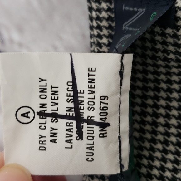 Harve Benard Collection Kilt 100% Wool Black & White Houndstooth 28" Waist EUC - Picture 6 of 11